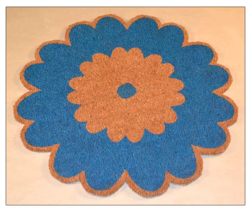 Rubber Tufted Shaped Mats